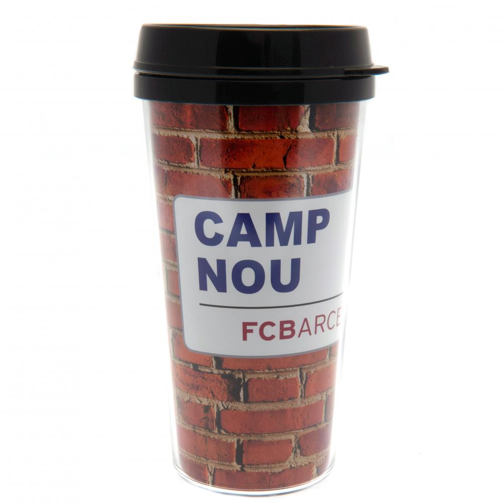 FC Barcelona Travel Mug SS - Officially licensed merchandise.