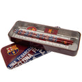 FC Barcelona Stationery Tin Set - Officially licensed merchandise.