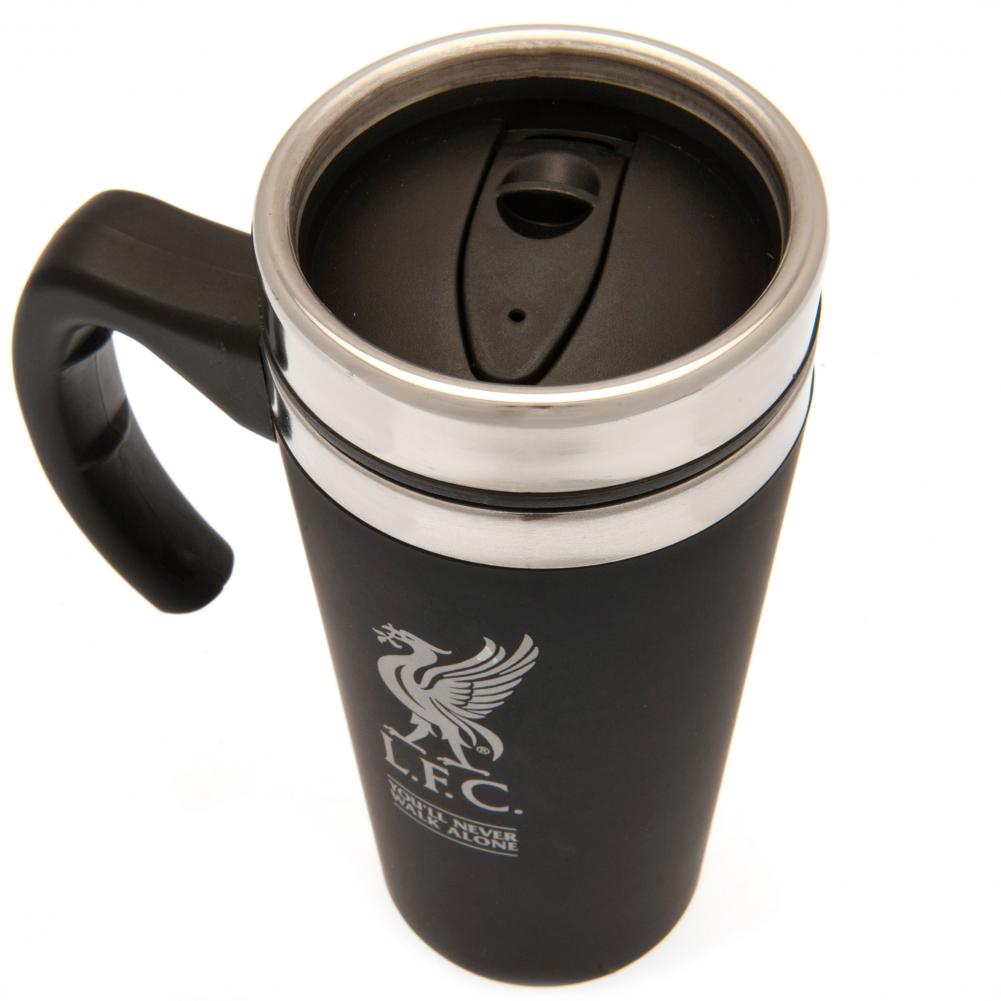 Liverpool FC Executive Handled Travel Mug - Officially licensed merchandise.