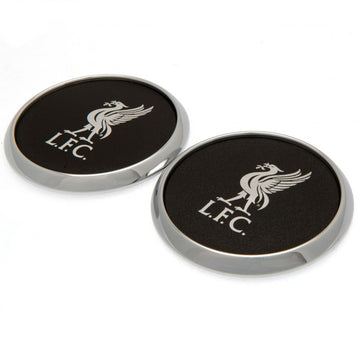 Liverpool FC 2pk Premium Coaster Set - Officially licensed merchandise.