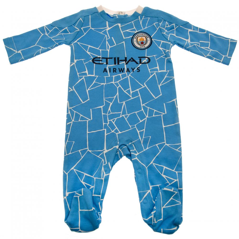 Manchester City FC Sleepsuit 9/12 mths - Officially licensed merchandise.