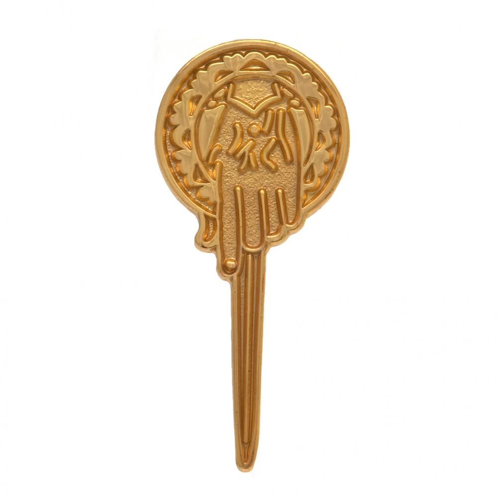 Game Of Thrones Badge Hand Of The King - Officially licensed merchandise.