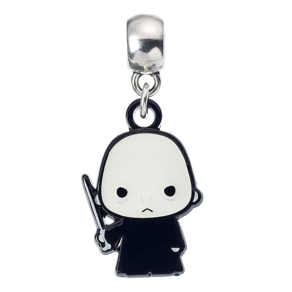 Harry Potter Silver Plated Charm Chibi Voldemort - Officially licensed merchandise.