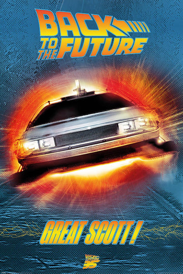 Back To The Future Poster Great Scott! 233 - Officially licensed merchandise.