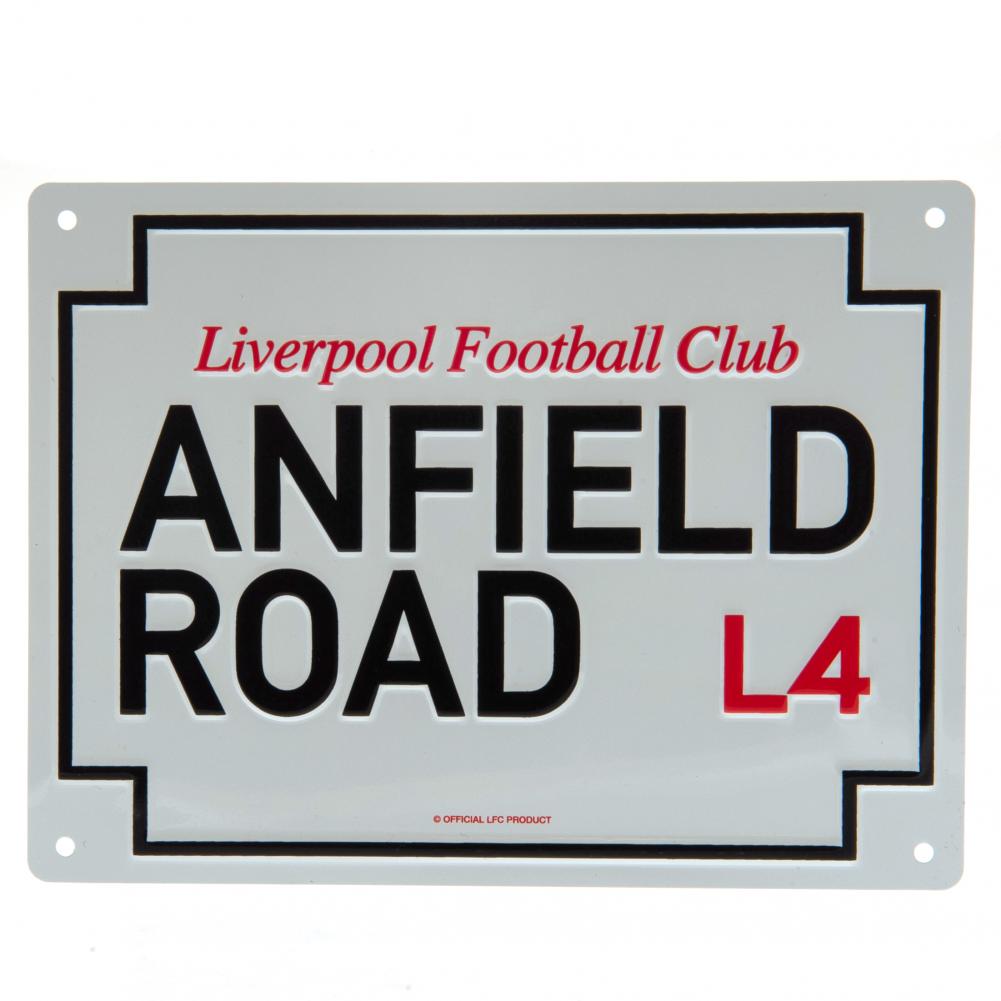 Liverpool FC Anfield Road Sign - Officially licensed merchandise.