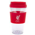 Liverpool FC Clear Grip Travel Mug LB - Officially licensed merchandise.