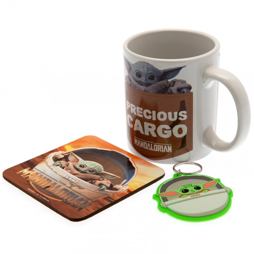 Star Wars: The Mandalorian Mug & Coaster Set - Officially licensed merchandise.