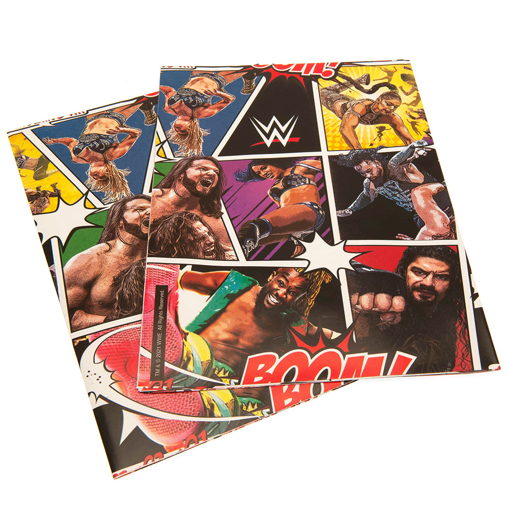 WWE Gift Wrap - Officially licensed merchandise.