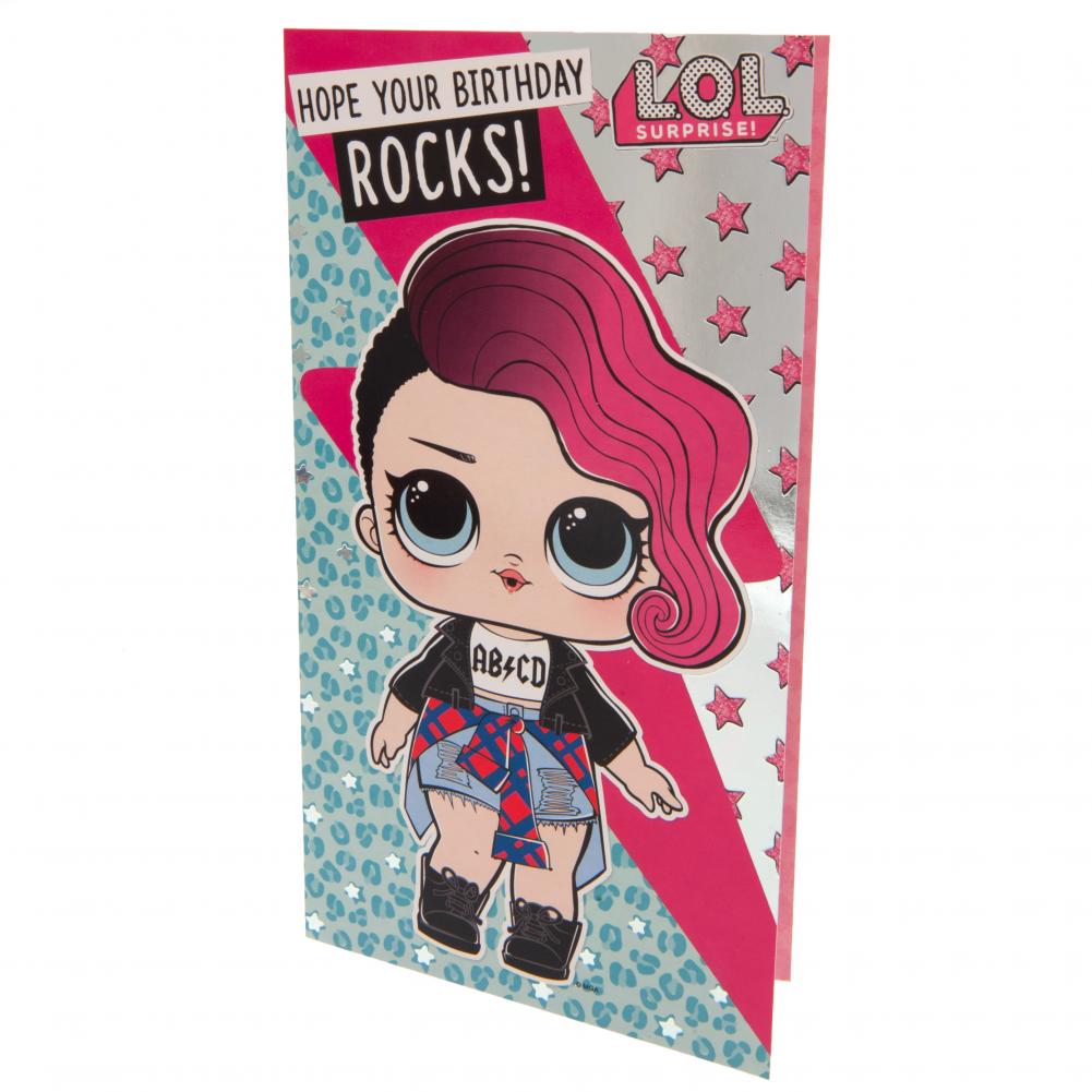 LOL Surprise Birthday Card - Officially licensed merchandise.