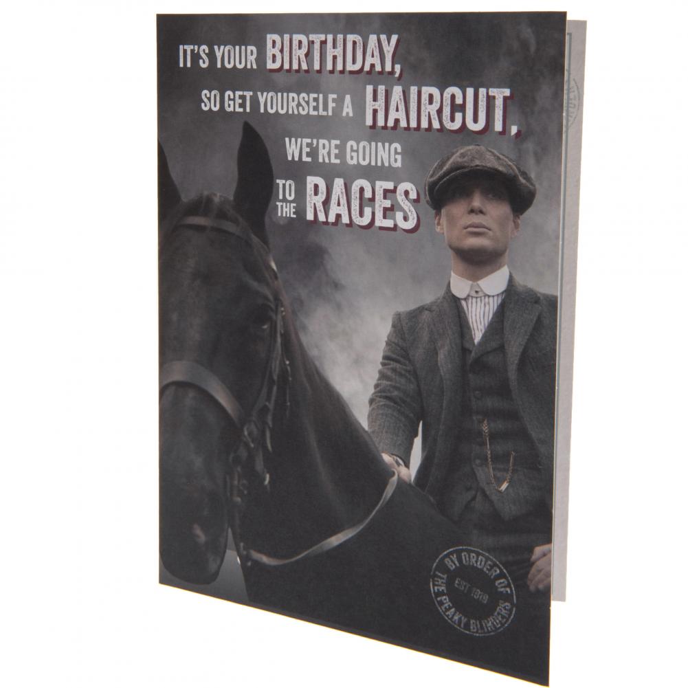 Peaky Blinders Birthday Card Races - Officially licensed merchandise.