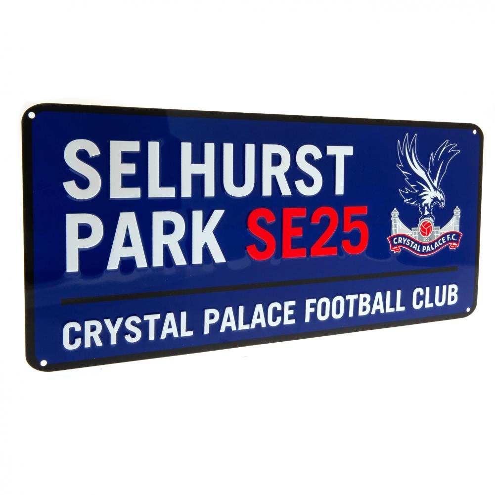 Crystal Palace FC Street Sign BL - Officially licensed merchandise.