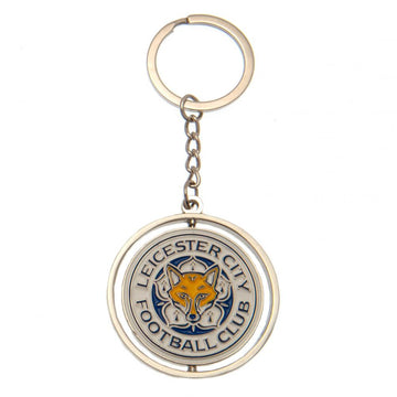 Leicester City FC Spinner Keyring - Officially licensed merchandise.