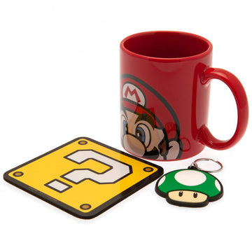 Super Mario Mug & Coaster Set Mario - Officially licensed merchandise.