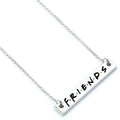 Friends Silver Plated Necklace Logo - Officially licensed merchandise.