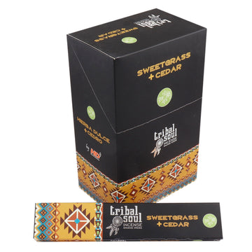 Tribal Soul Incense Sticks- Sweet Grass + Cedar