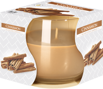 Scented Glass Jar Candle - Cinnamon