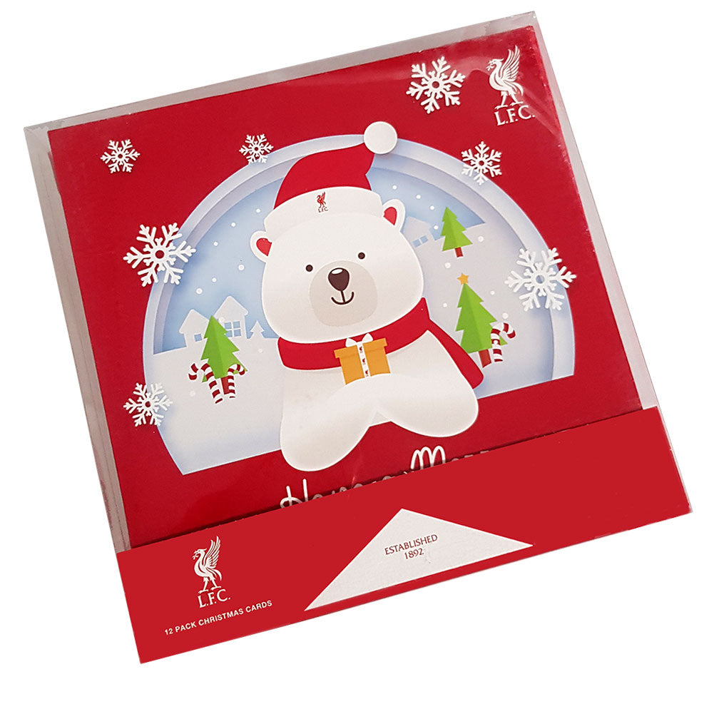 Liverpool FC Christmas Cards - Officially licensed merchandise.