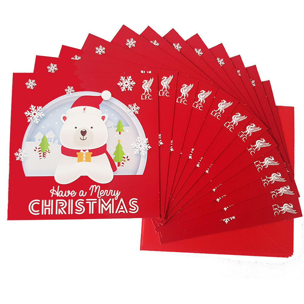 Liverpool FC Christmas Cards - Officially licensed merchandise.