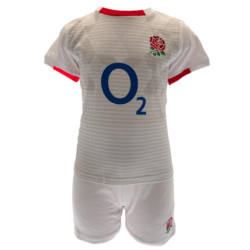 England RFU Shirt & Short Set 3/6 mths ST - Officially licensed merchandise.