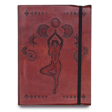 Small Notebook with strap - Cosmic Goddess