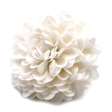 Craft Soap Flower - Small Chrysanthemum - White