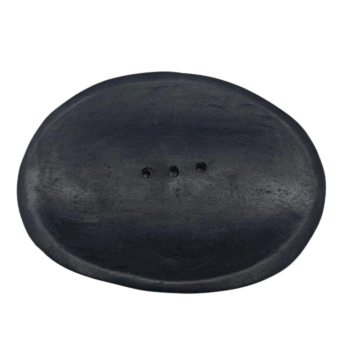 Oval Black Marble Soap Dish