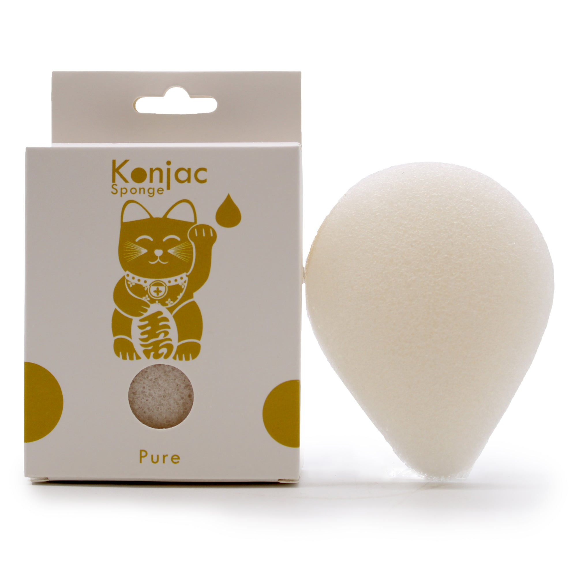 Konjac Heart Sponge - Peach