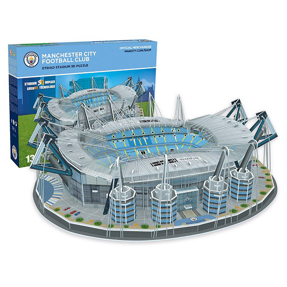 Manchester City FC 3D Stadium Puzzle - Officially licensed merchandise.