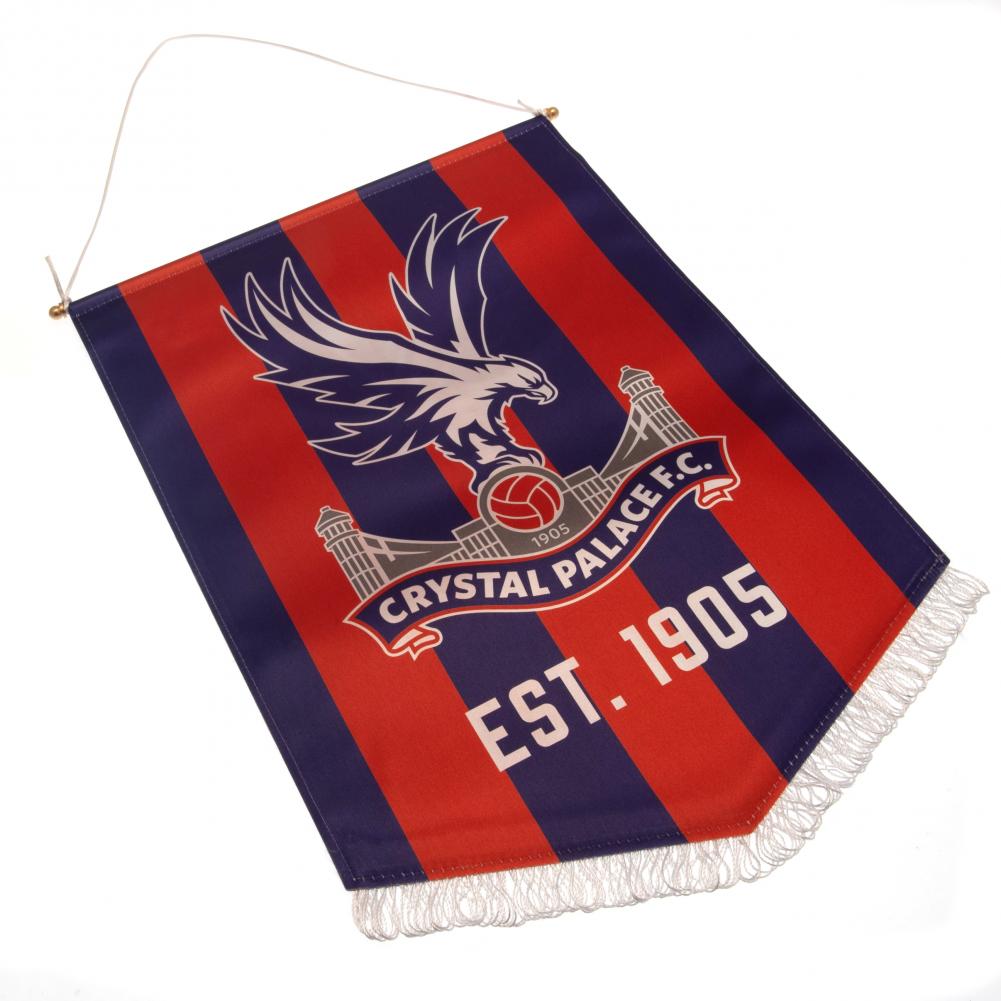 Crystal Palace FC Large Crest Pennant - Officially licensed merchandise.