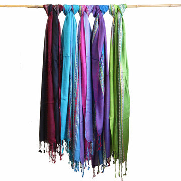 Varanasi Scarves - 22x72cm - Passion Purple