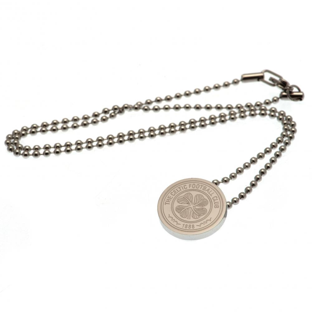Celtic FC Stainless Steel Pendant & Chain - Officially licensed merchandise.
