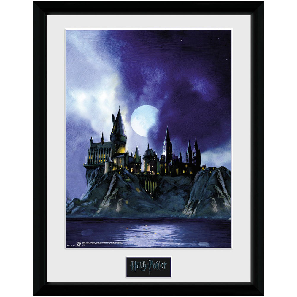 Harry Potter Picture Hogwarts Night 16 x 12 - Officially licensed merchandise.