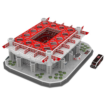 AC Milan 3D Stadium Puzzle - Officially licensed merchandise.