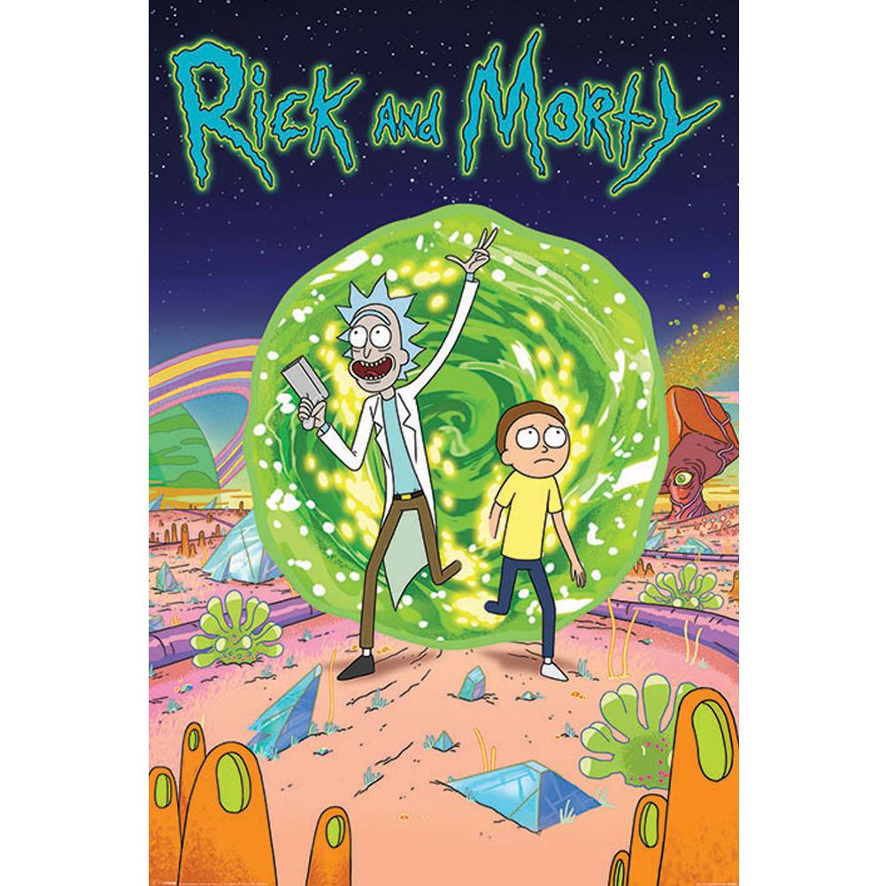 Rick And Morty Poster Portal 71 - Officially licensed merchandise.