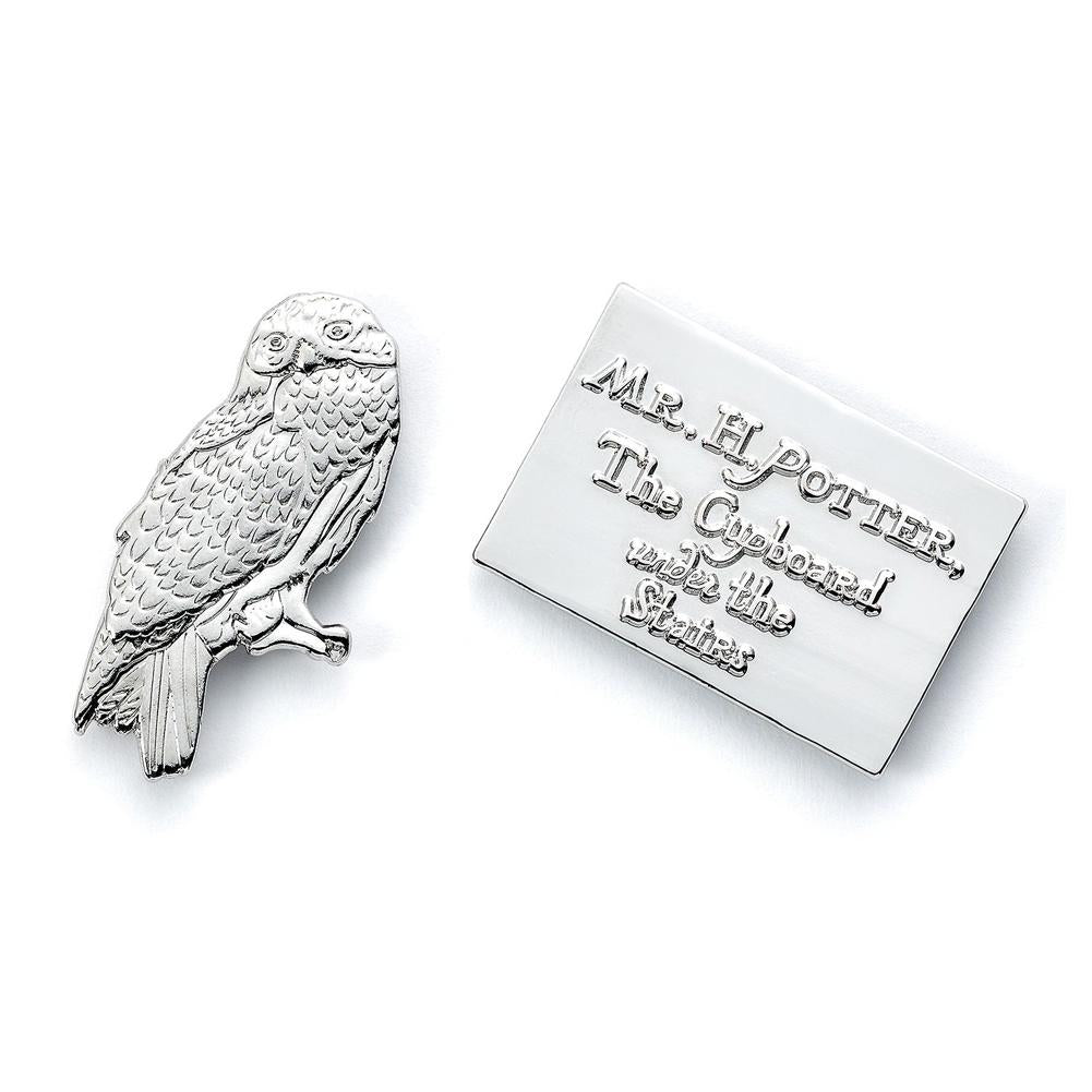 Harry Potter Badge Hedwig Owl & Letter - Officially licensed merchandise.