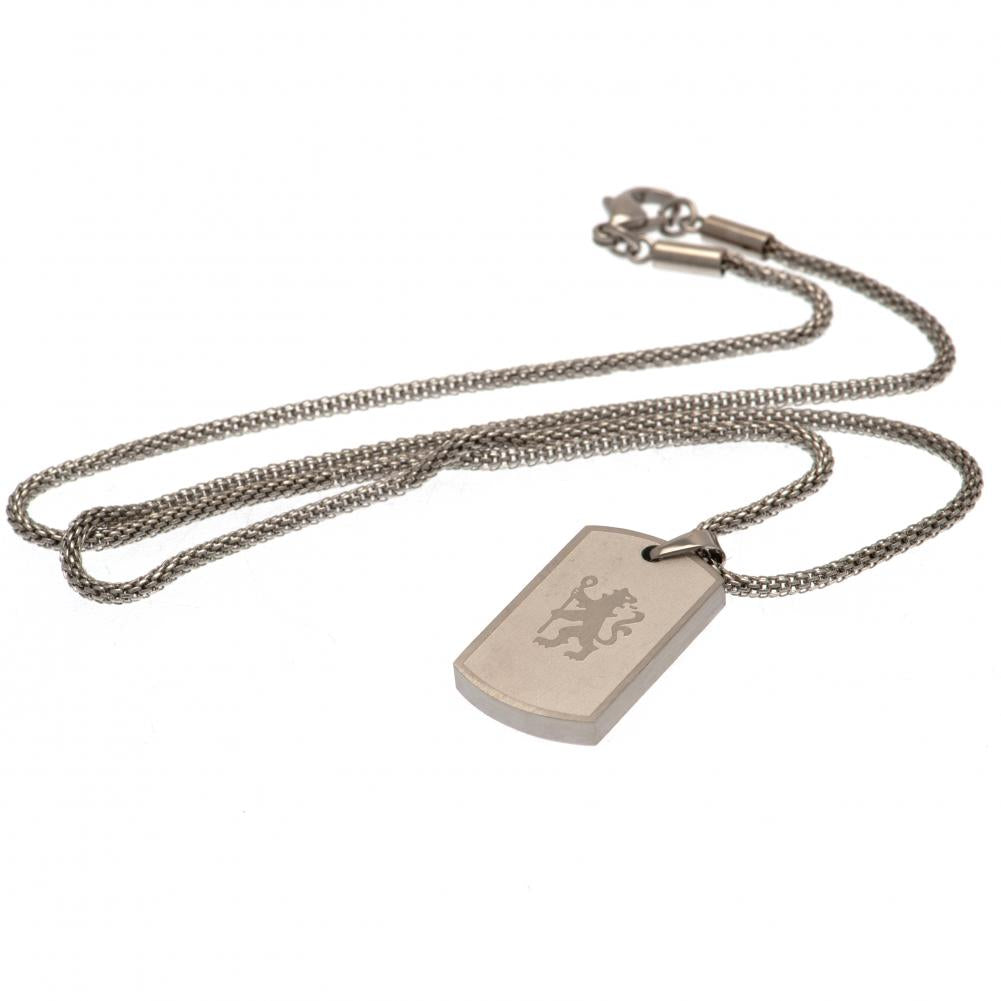 Chelsea FC Icon Dog Tag & Chain - Officially licensed merchandise.