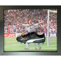 England FA Gascoigne Signed Boot (Framed) - Officially licensed merchandise.