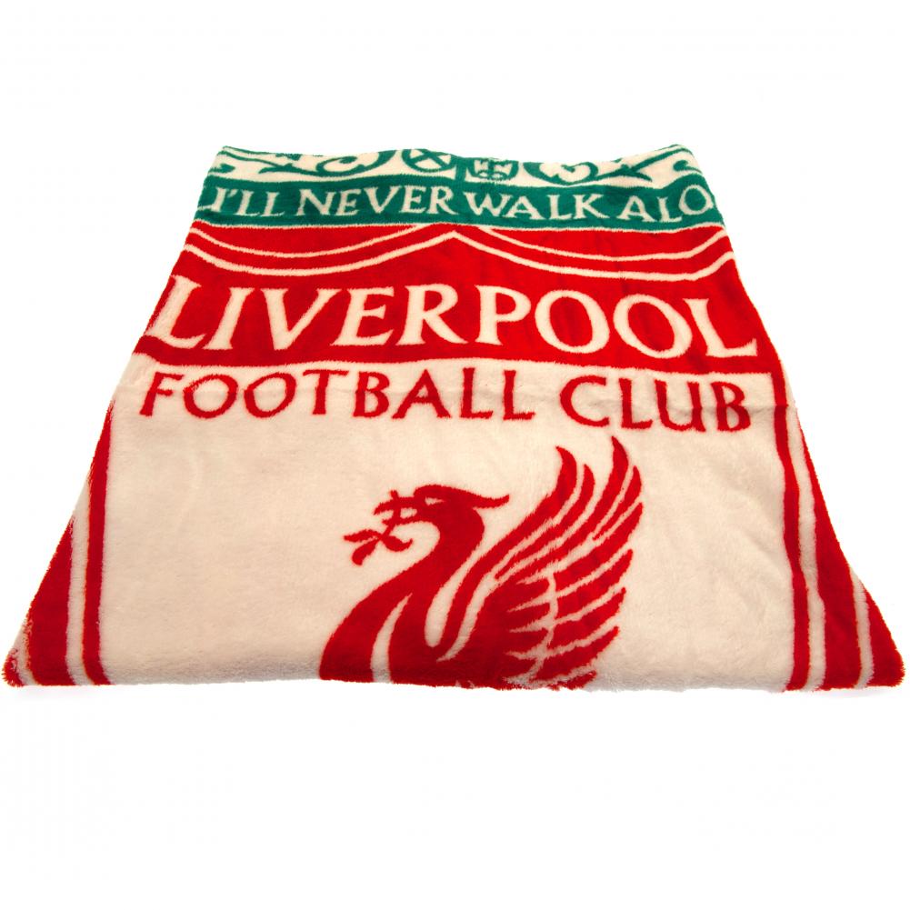 Liverpool FC Fleece Blanket YNWA - Officially licensed merchandise.