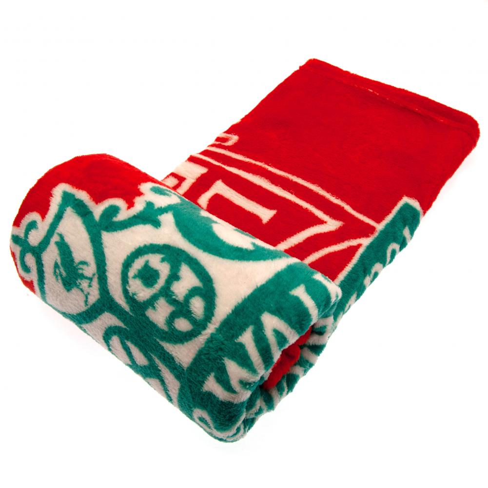 Liverpool FC Fleece Blanket YNWA - Officially licensed merchandise.