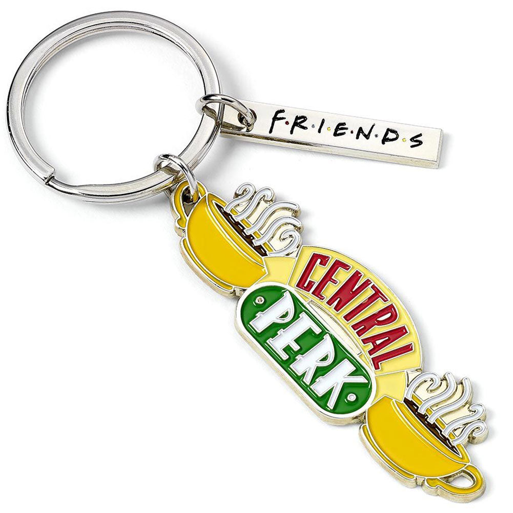 Friends Charm Keyring Central Perk - Officially licensed merchandise.