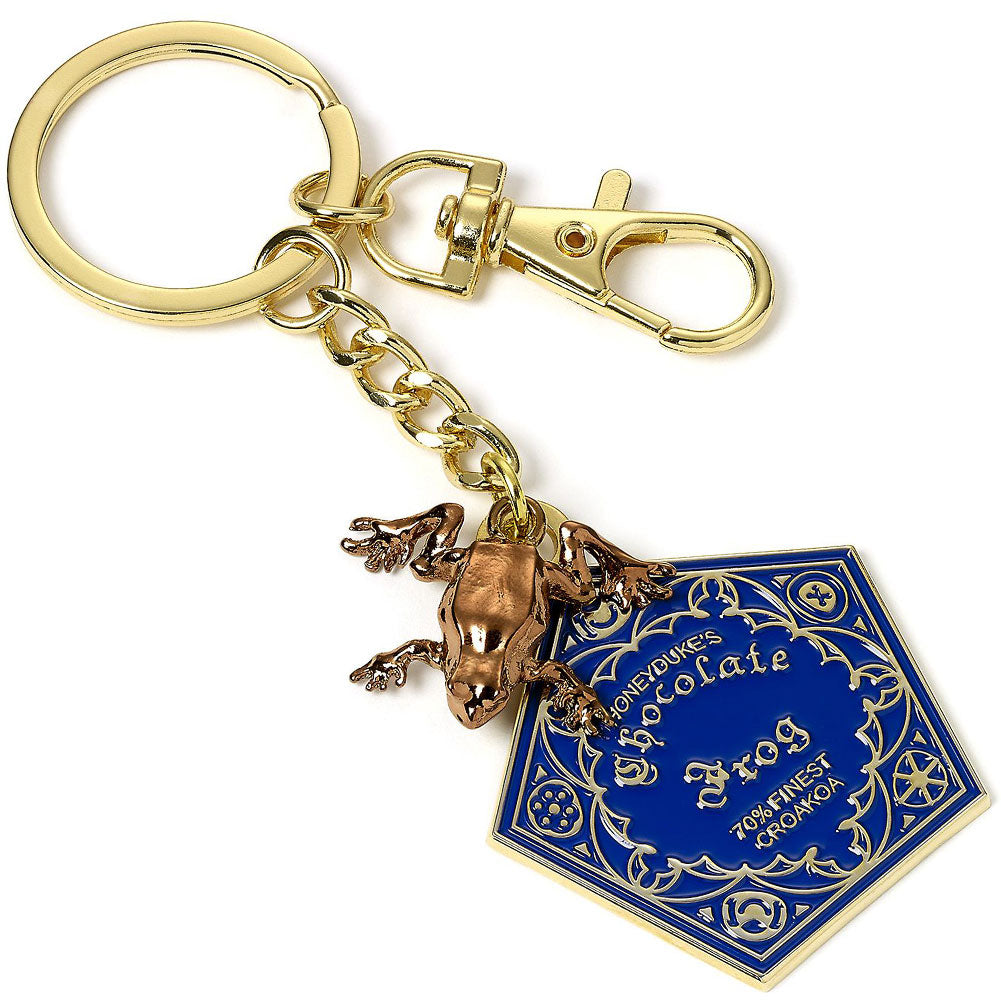 Harry Potter Charm Keyring Chocolate Frog - Officially licensed merchandise.