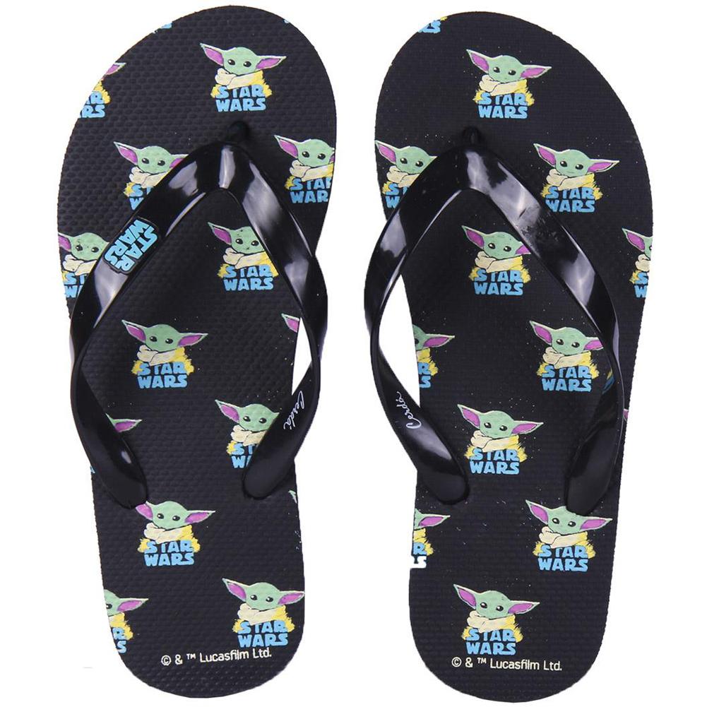 Star Wars: The Mandalorian Flip Flops Size 41 - Officially licensed merchandise.