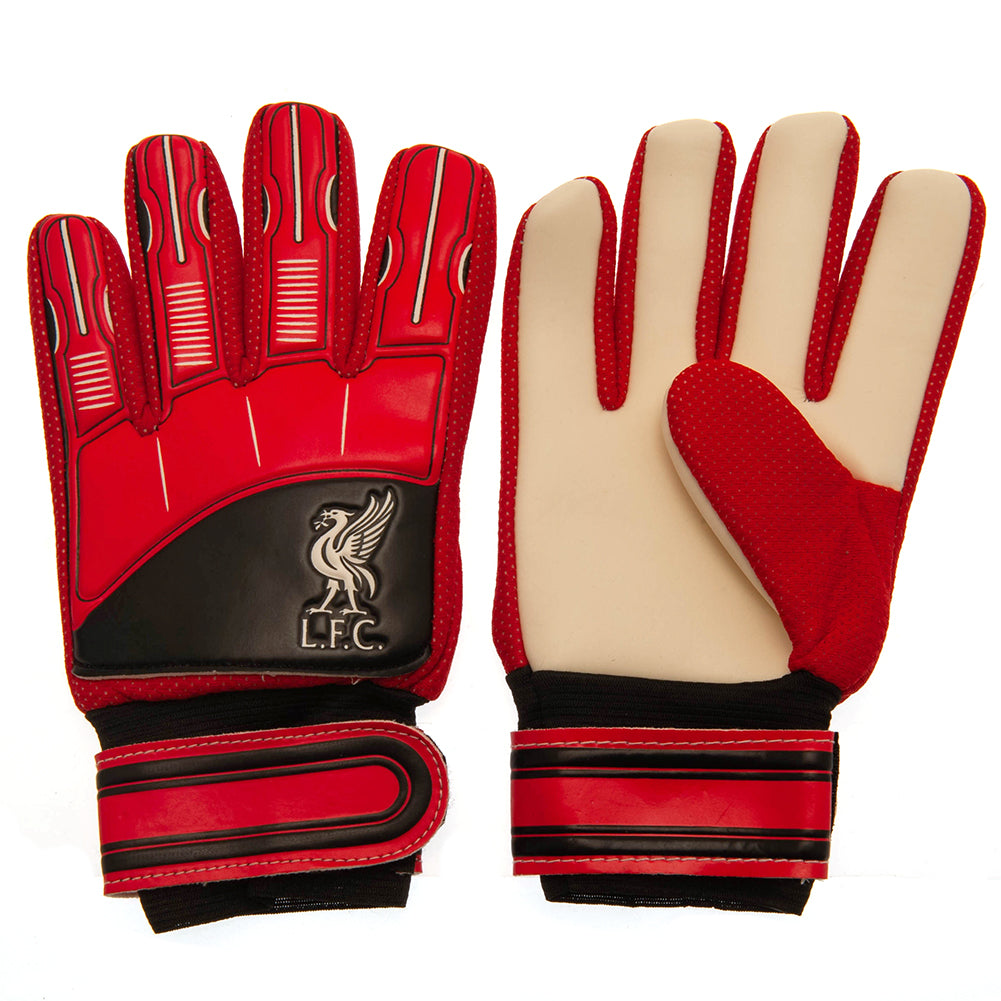 Liverpool FC Goalkeeper Gloves Kids DT - Officially licensed merchandise.