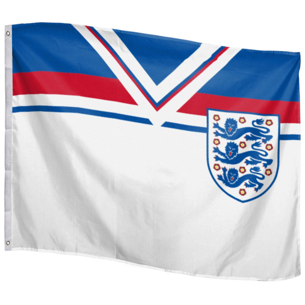 England FA Giant Flag 1982 Retro - Officially licensed merchandise.