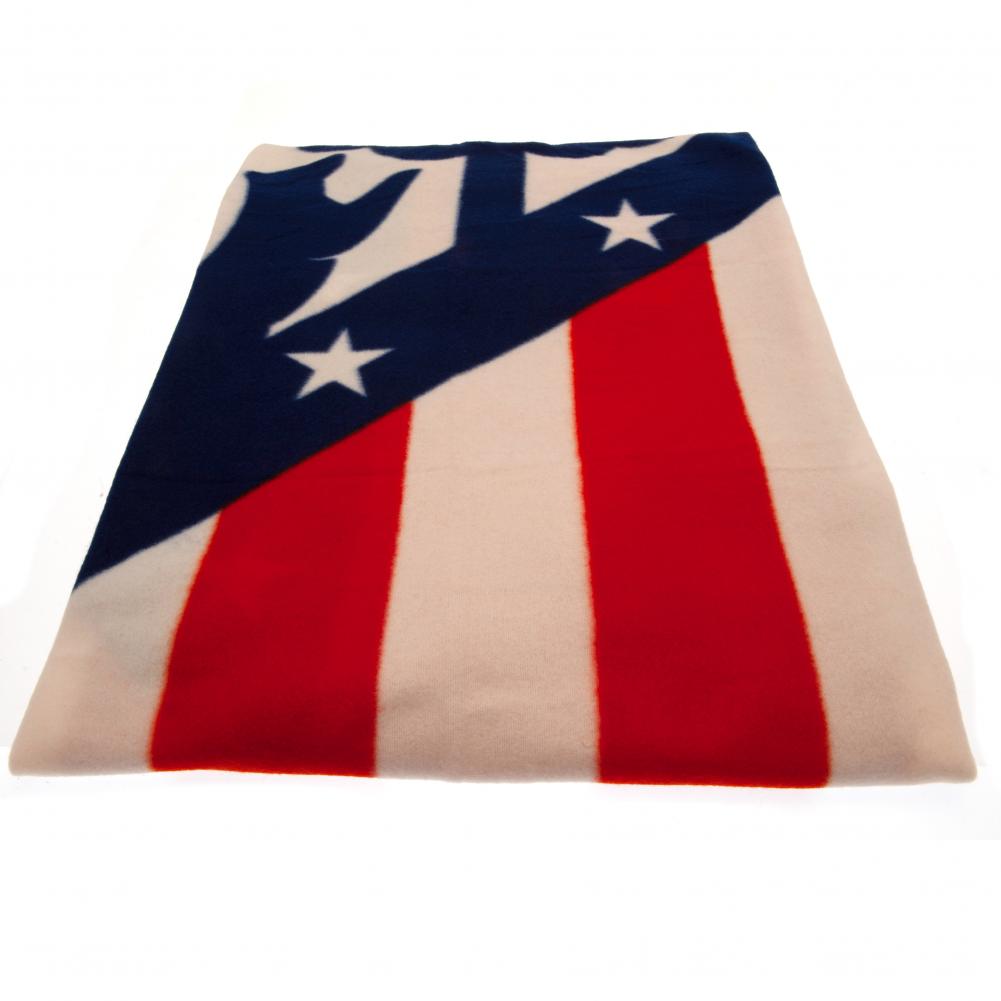 Atletico Madrid FC Fleece Blanket - Officially licensed merchandise.