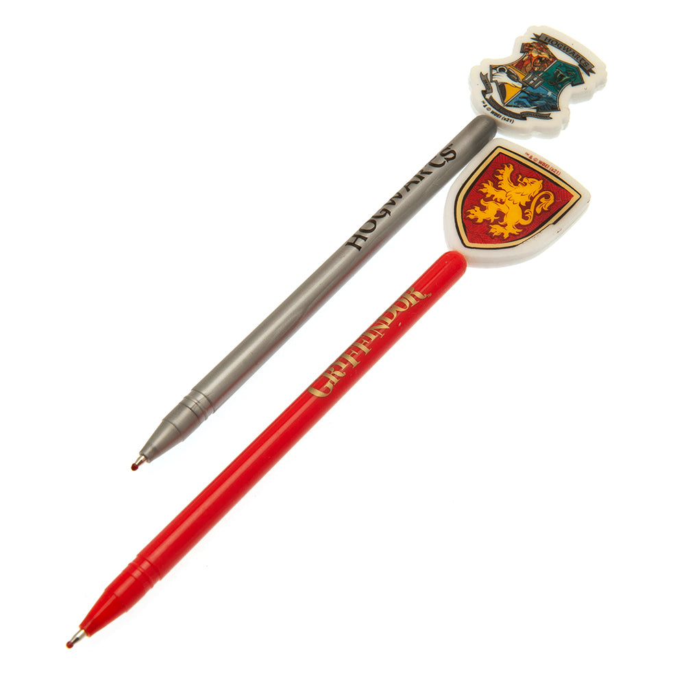 Harry Potter 2pk Pen & Topper Set - Officially licensed merchandise.