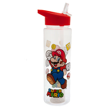 Super Mario Plastic Drinks Bottle - Officially licensed merchandise.