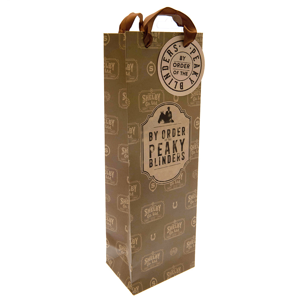 Peaky Blinders Bottle Gift Bag - Officially licensed merchandise.