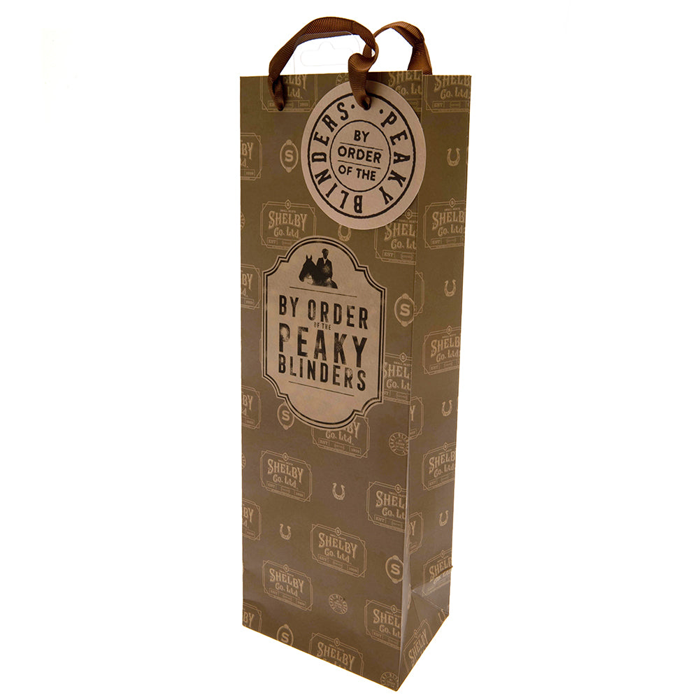 Peaky Blinders Bottle Gift Bag - Officially licensed merchandise.