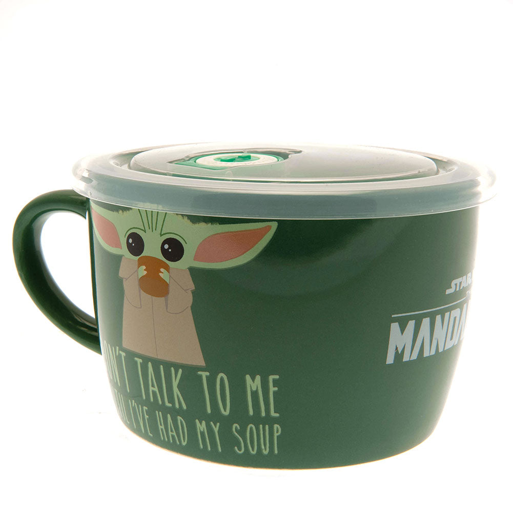 Star Wars: The Mandalorian Soup & Snack Mug - Officially licensed merchandise.